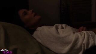 Teacher seduced a student in the hotel room, sharing bed with passion
