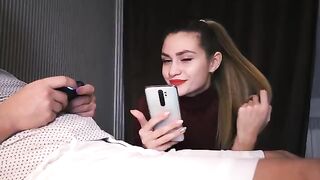 PS4 vs blowjob, I take it all with Alice Redlips