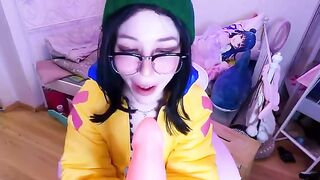 Gamer girl Ljoy fucks after losing at Valorant and masturbating