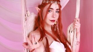 Cupid got his cock soaked in pussy juice on Valentine's Day in this hot scene