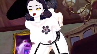 Alcina Dimitrescu, the tall vampire from Resident Evil Village, gets fucked hard