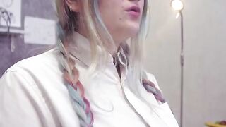 Doctor prescribed only one thing for this lovely patient. A sloppy blowjob