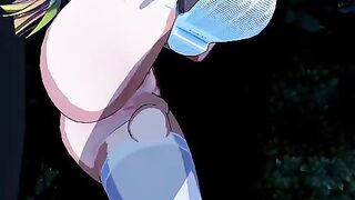 Blue Exorcist Shura Kirigakure 3D Hentai animation with no censorship
