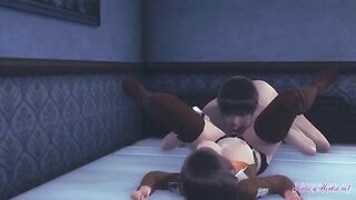 Attack on Titan Hentai - Mikasa gets her pussy eaten and fucked