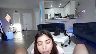 Horny teen Hazel Heart wants to taste the biggest cock ever