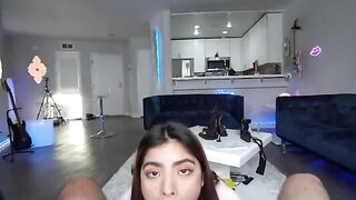 Horny teen Hazel Heart wants to taste the biggest cock ever