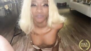 Mini Stallion got a long dick in her pussy