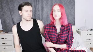 Submissive redhead has her first BDSM experience ever