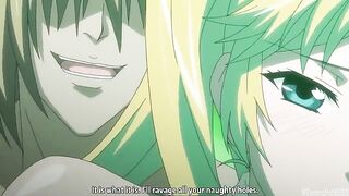 Hentai girl with a big ass enjoys double penetration