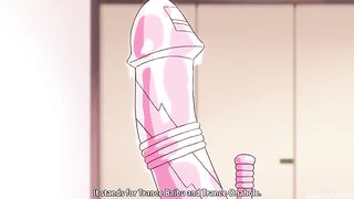 Hentai girl with a big ass enjoys double penetration