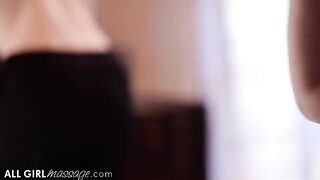 The masseuse couldn't resist giving Lena Paul a sensual massage, leading to intense passion