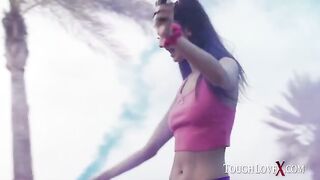 Skinny brunette Eliza Ibarra gets her pussy railed hard by Karl Toughlove