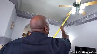 Petite Latina slut Jazmin Luv from Las Vegas gets banged by a handyman
