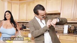 Two hot girls Sofia Rose and Ms London share a big double-ended dildo