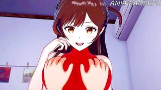 Rent a Girlfriend Chizuru Mizuhara gets fucked hard - Hentai Special Video