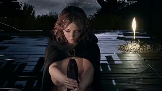 Melina from Elden Ring fucked hard in a rough animation