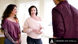Casey Calvert and Arabelle Raphael asked Casey's ex-boyfriend for a threesome