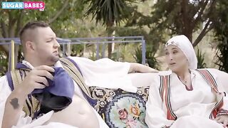 Hot Greek MILF gets her tight ass smashed by a horny farmer in a steamy SugarbabesTV scene