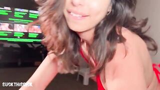 A sexy teen Latina, Reina Rae, gets fucked on camera for the first time