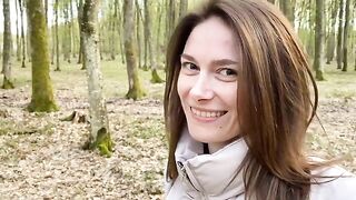 The wife was unfaithful to her husband, meeting a forester in the woods