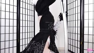 Examining 2B’s holes is the best way to know if she's a slutty android