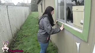 The surveyor got caught while spying for Paige Steele