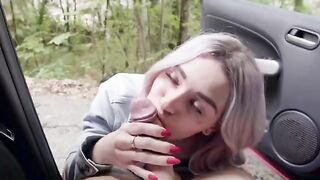 A couple has real sex with a stranger they picked up on the street