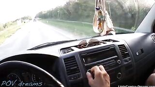 A guy picked up Little Caprice while hitchhiking and took her home in a steamy STREETFUCK COM scene