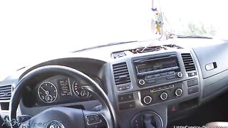 A guy picked up Little Caprice while hitchhiking and took her home in a steamy STREETFUCK COM scene