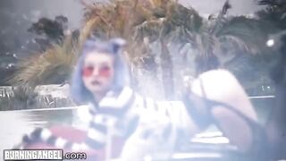 Goth princess Arya Fae needs her dose of anal pounding and orgasms in this intense scene