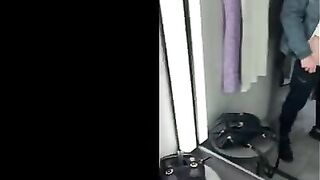 I came on cum in the fitting room, it was awesome