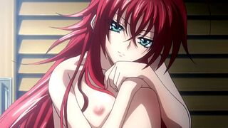 Rias welcomes her new servant - Hentai JOI style