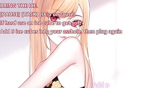 A femdom JOI scene where the mistress teaches her husband about CEI