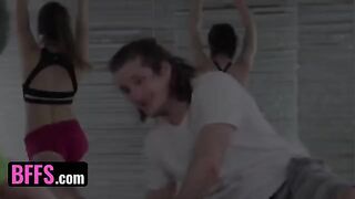 A yoga perv fucks his yoga instructor and classmates