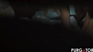 Petite teen Jazlyn Ray gets spanked and fucked hard in a steamy scene