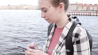 The first date with a girl turned into a passionate encounter for the virgin