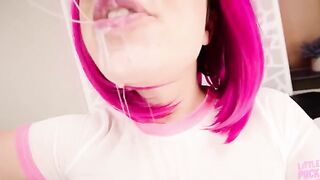 Freaky Lil Sluts get nuts after nuts in a wild cumpilation scene!
