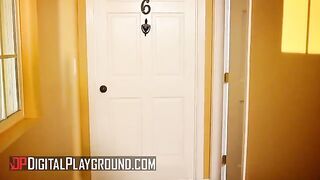 Clover seduced by Scarlet Red and her partner in sensual action