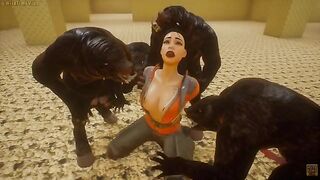 Furry game with a hot animal in a backroom