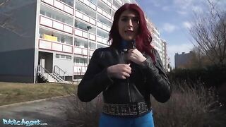 Public Agent fucked a tourist redhead Brit in the hotel for cash