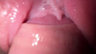 A young guy fucked his stepsister with a creamy pussy