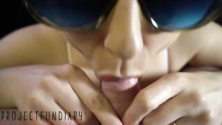 The best foreskin blowjob with smegma and cum in the skin