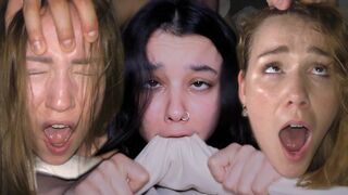 Cute young girls love it rough, especially in intense scenes