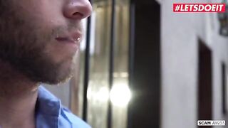 Two hot babes seduced the guard for hard sex in prison