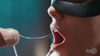 That's what a real cumslut should do with used condoms. Drain the big fat load