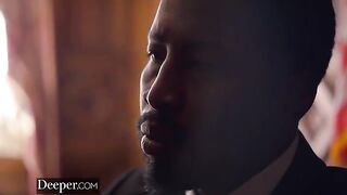 Submissive Asian beauty Nicole Doshi gets fucked by two masters in intense DP action