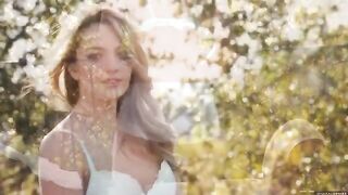 A glamorous woman called by nature on the outside