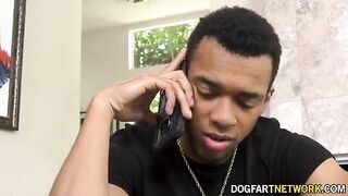 Bella Rolland gets a new job and receives two big cocks