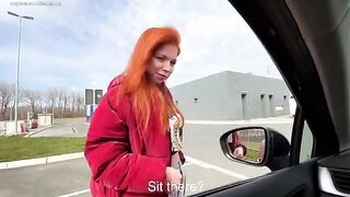 A complete stranger swallows my dick and I cum in her mouth outdoors