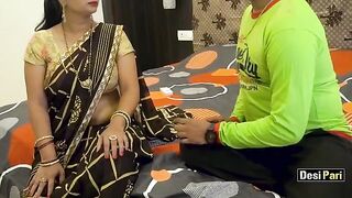 Desi Pari saves her daughter's marriage with a steamy stepmom encounter